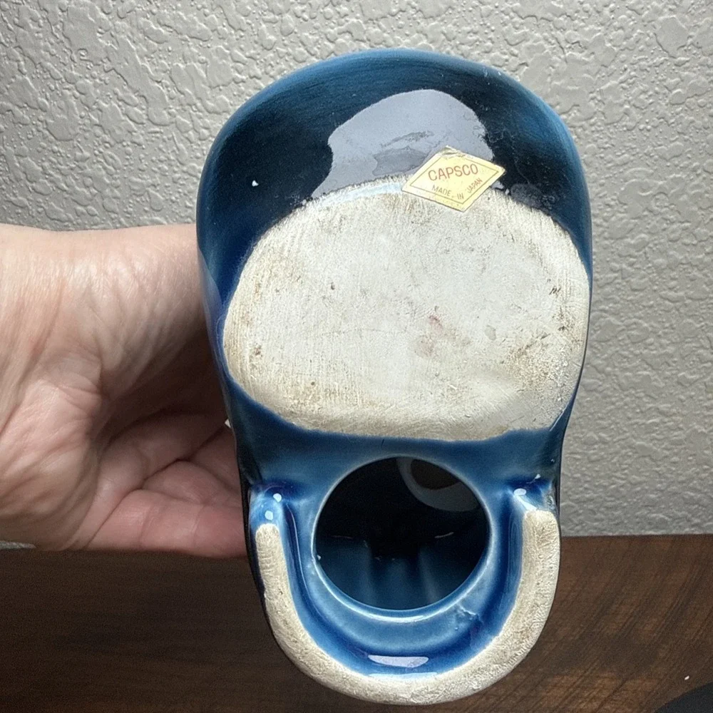 Vintage Kitty Cat in a Shoe Piggy Bank Japan